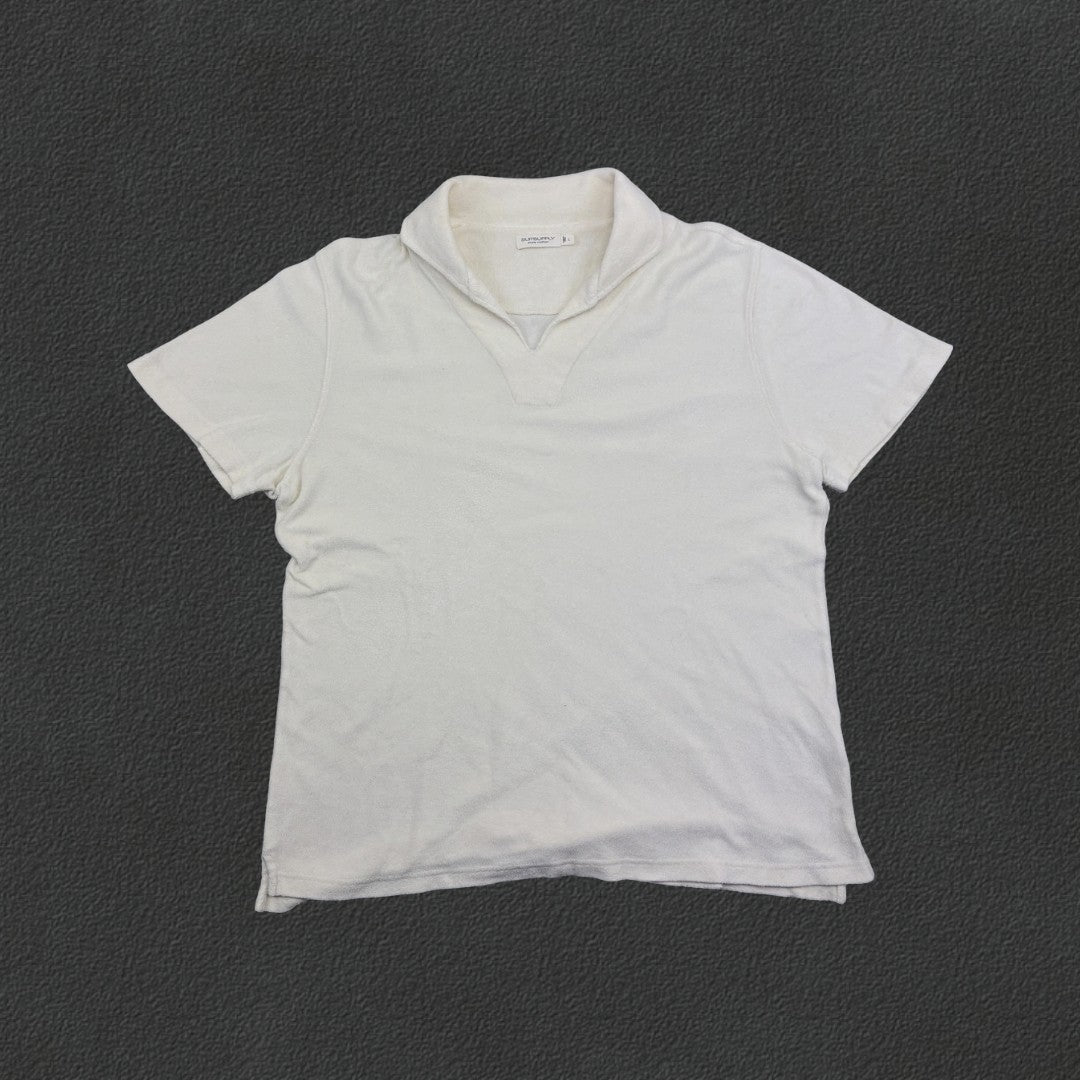 Beige Suitsupply Polo Shirt - Men L - Very Good - Revaleur