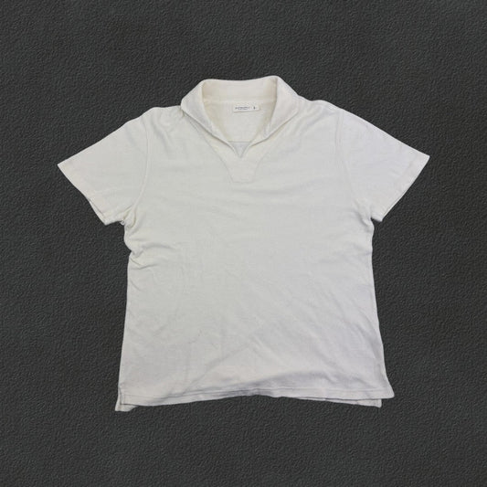 Beige Suitsupply Polo Shirt - Men L - Very Good - Revaleur