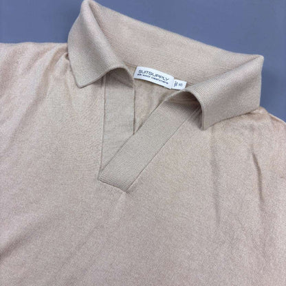 Beige Suitsupply Polo Shirt - XS - New - Revaleur