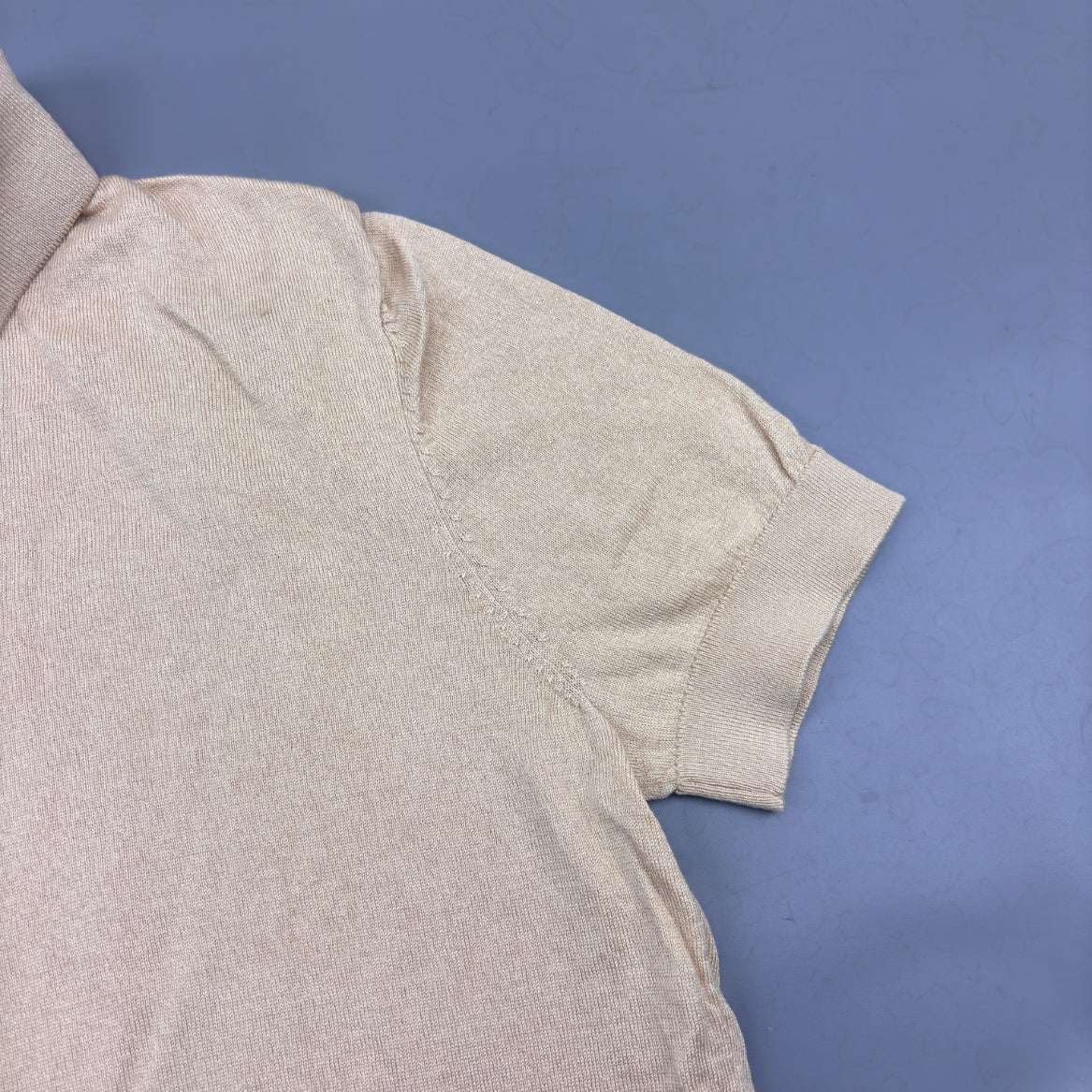 Beige Suitsupply Polo Shirt - XS - New - Revaleur