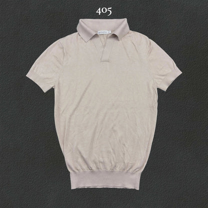 Beige Suitsupply Polo Shirt - XS - New - Revaleur