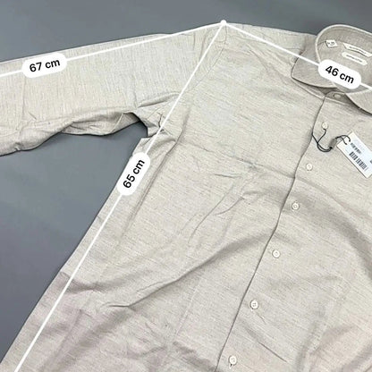 Beige Suitsupply Shirt - 42 - New With Tags - Revaleur