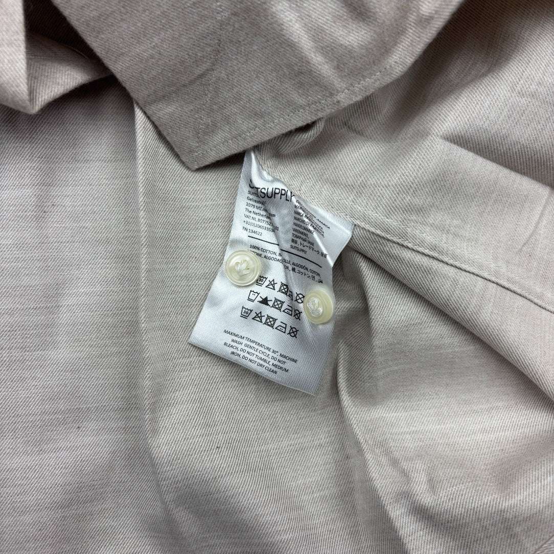 Beige Suitsupply Shirt - 42 - New With Tags - Revaleur