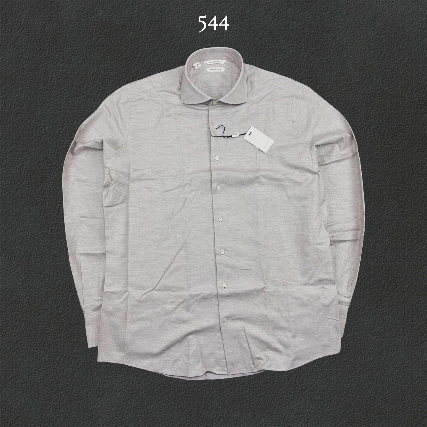 Beige Suitsupply Shirt - 42 - New With Tags - Revaleur
