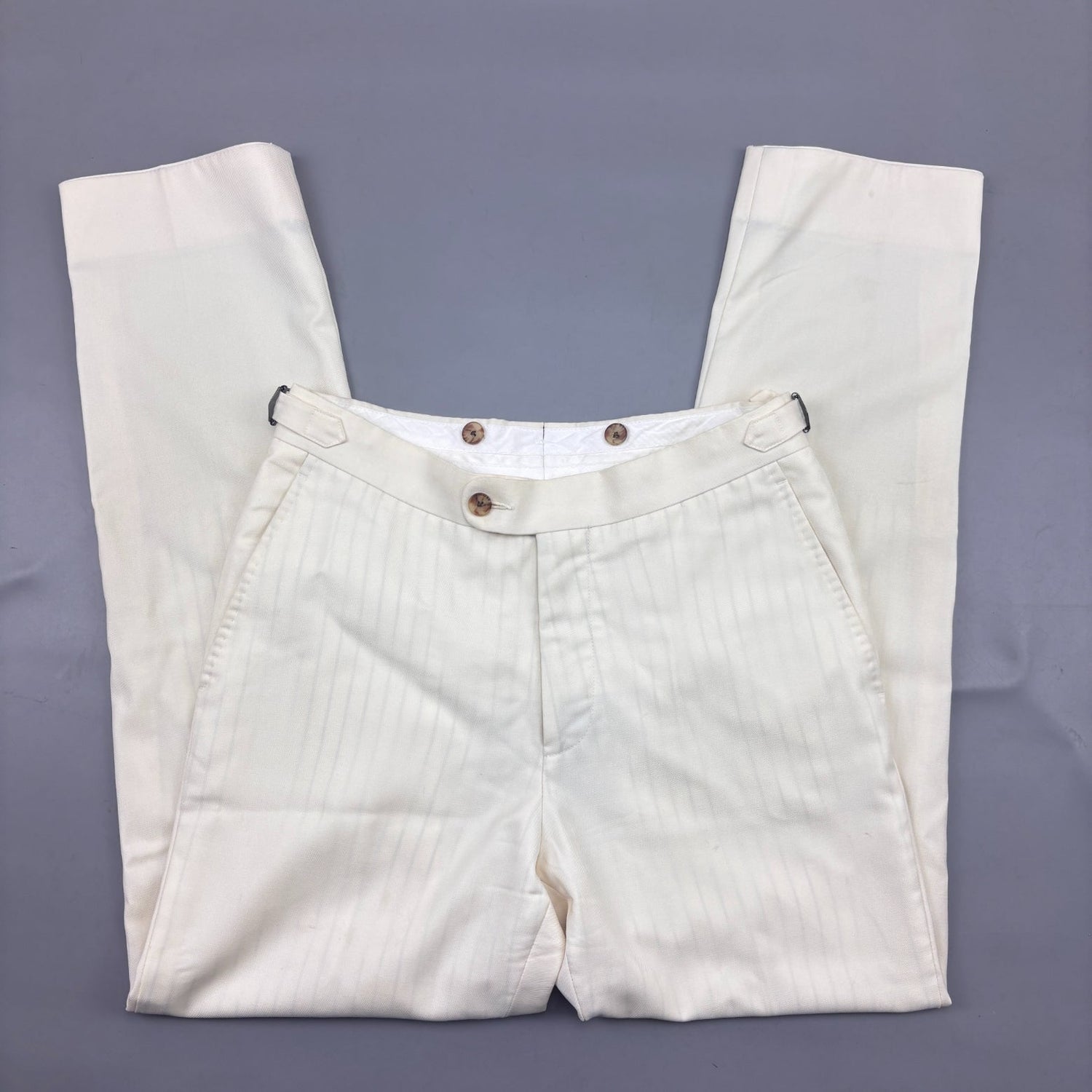 Beige Suitsupply Trousers - Men W28 - Very Good - Revaleur