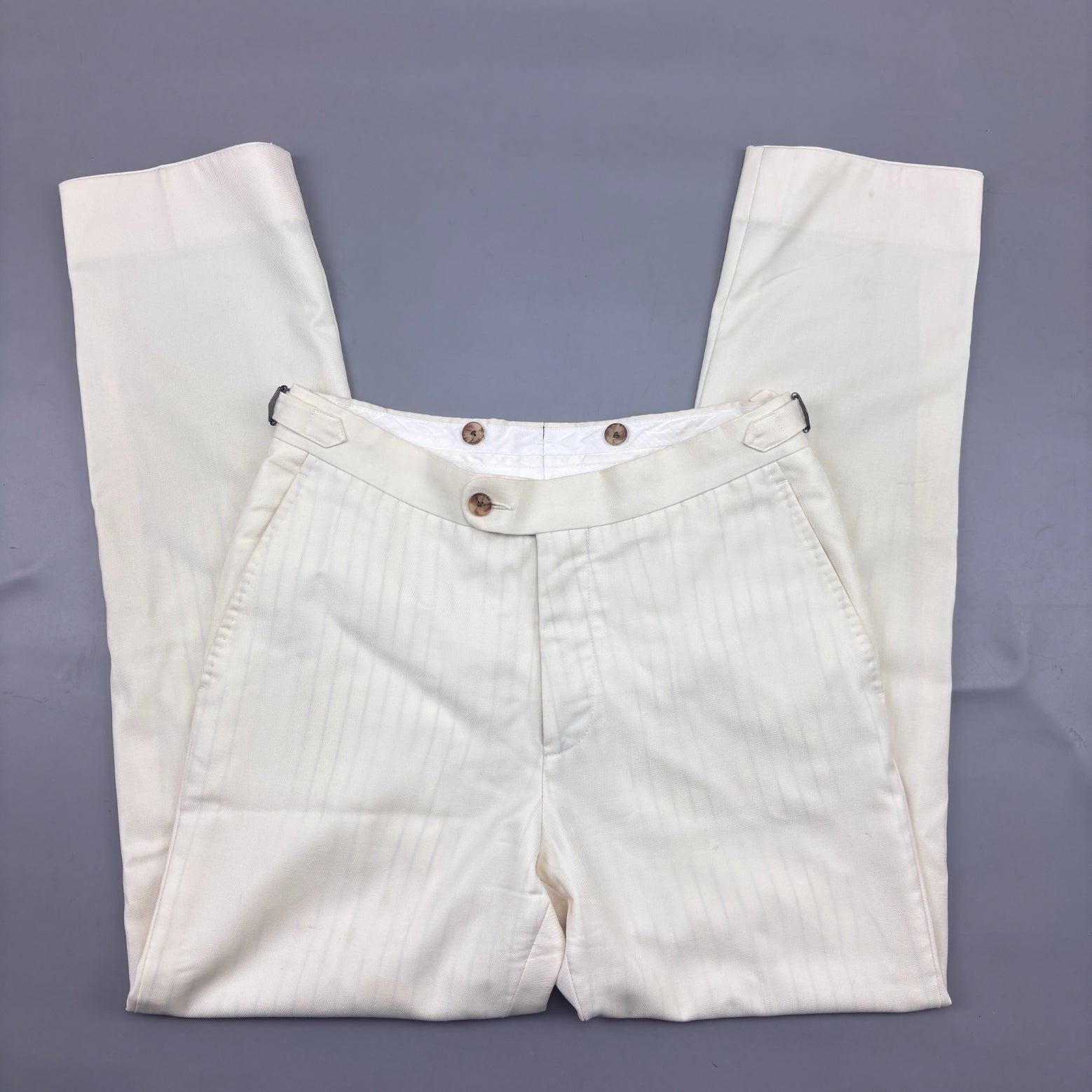 Beige Suitsupply Trousers - Men W28 - Very Good - Revaleur