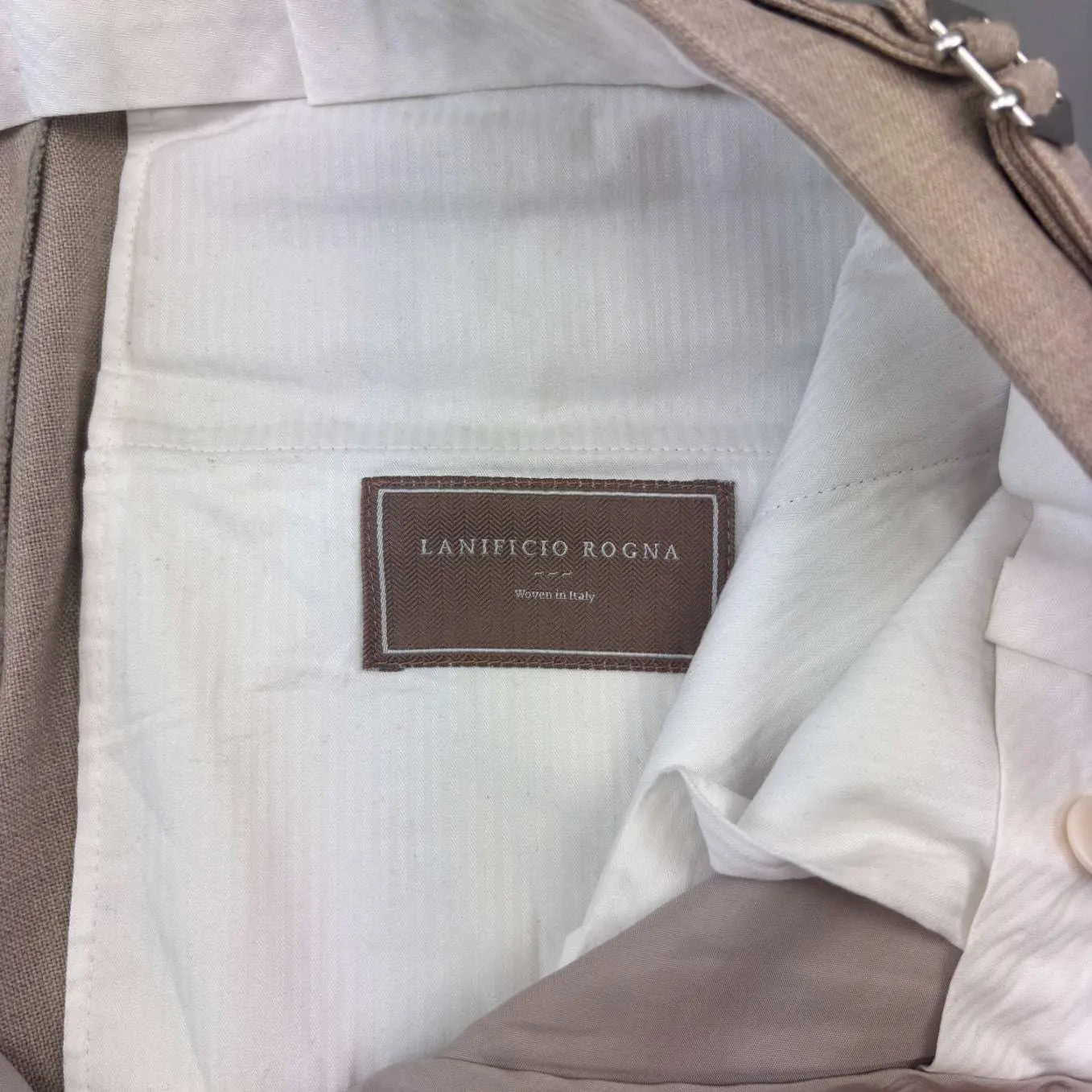 Beige Suitsupply Trousers - Men W32 - New - Revaleur