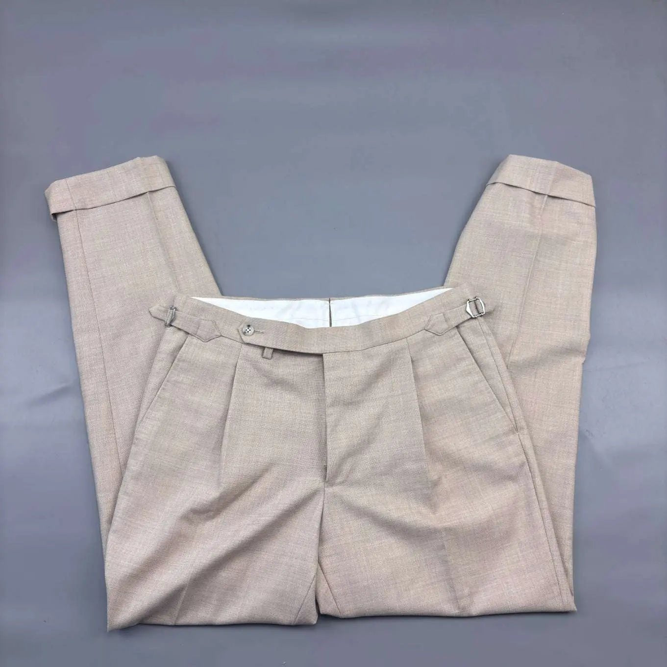 Beige Suitsupply Trousers - Men W32 - New - Revaleur