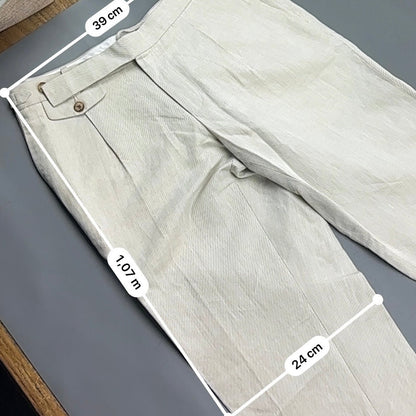 Beige Suitsupply Trousers - Men W32 - Very Good - Revaleur