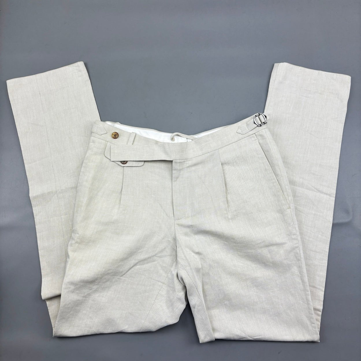 Beige Suitsupply Trousers - Men W32 - Very Good - Revaleur