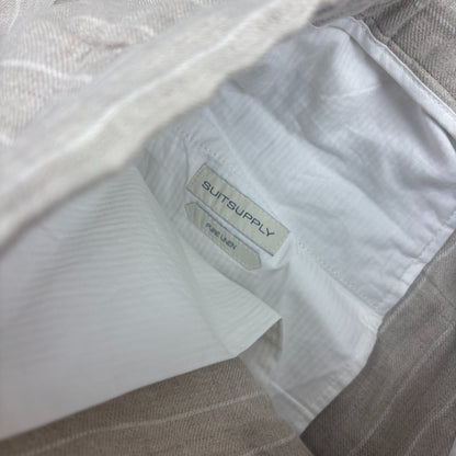 Beige Suitsupply Trousers - Men W34 - Very Good - Revaleur