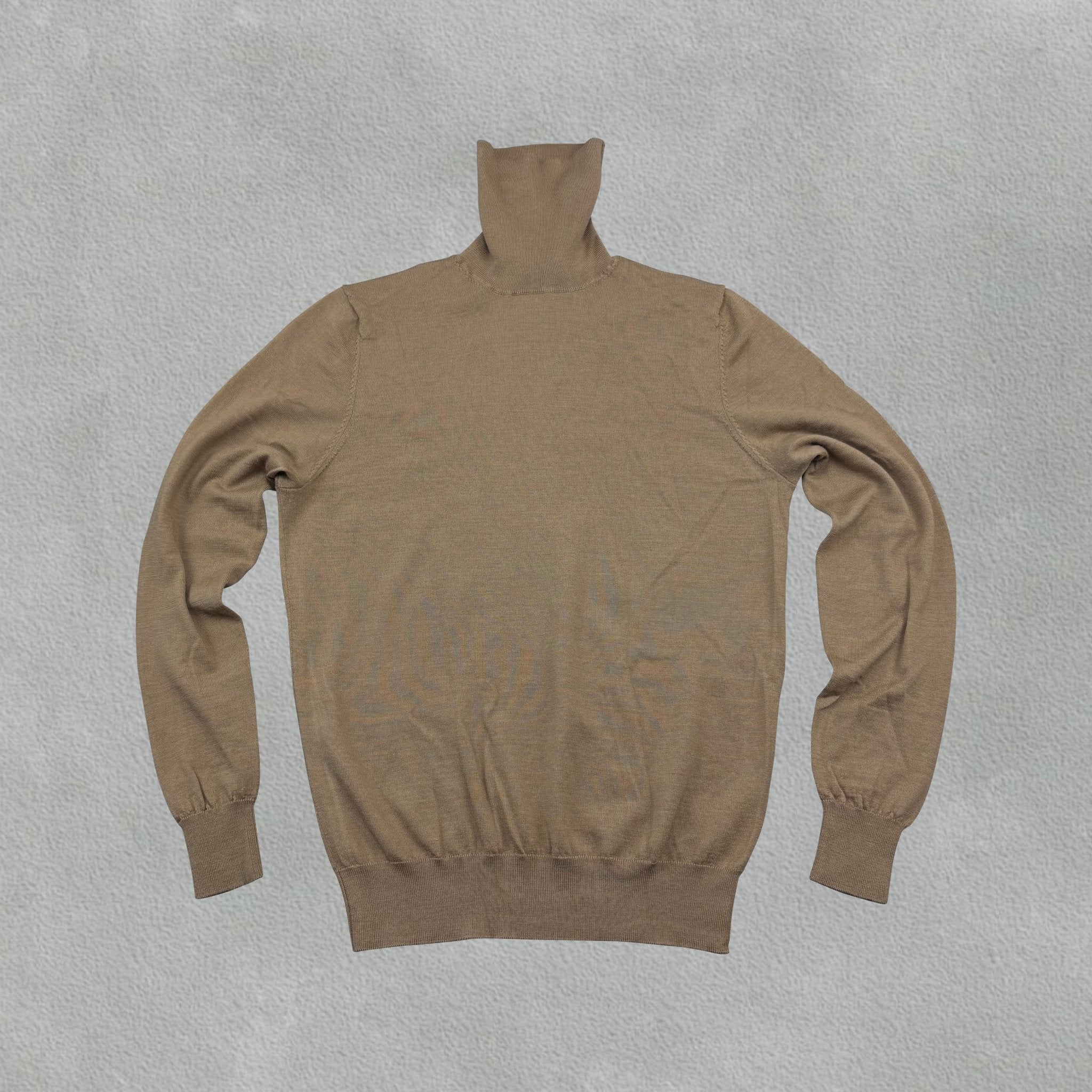 Beige Suitsupply Turtleneck - Men S - New - Revaleur