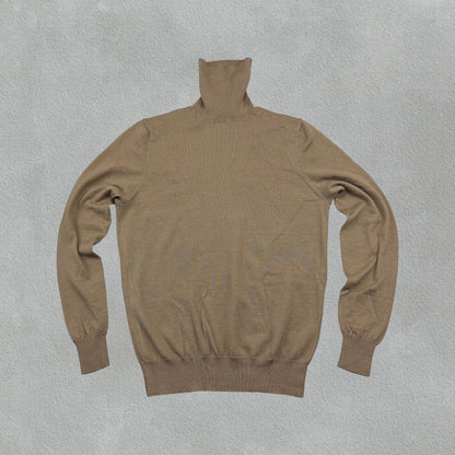 Beige Suitsupply Turtleneck - Men S - New - Revaleur