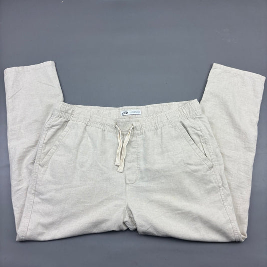 Beige Zara Trousers - Men XL - Very Good - Revaleur
