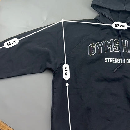 Black Gymshark Hoodie - Women S - Very Good - Revaleur