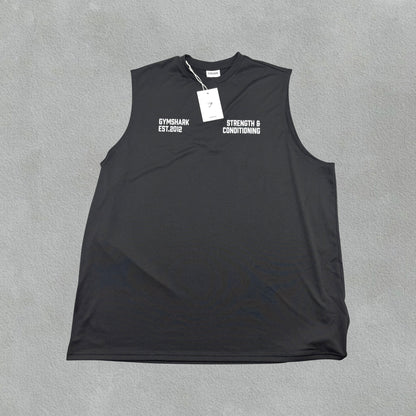 Black Gymshark Tanktop - Men XL - New With Tags - Revaleur
