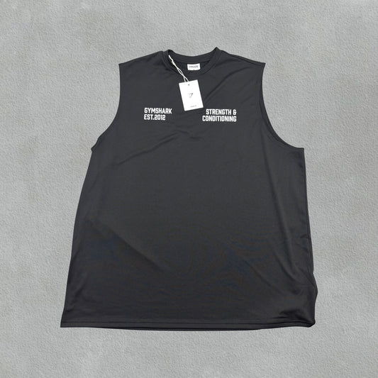 Black Gymshark Tanktop - Men XL - New With Tags - Revaleur