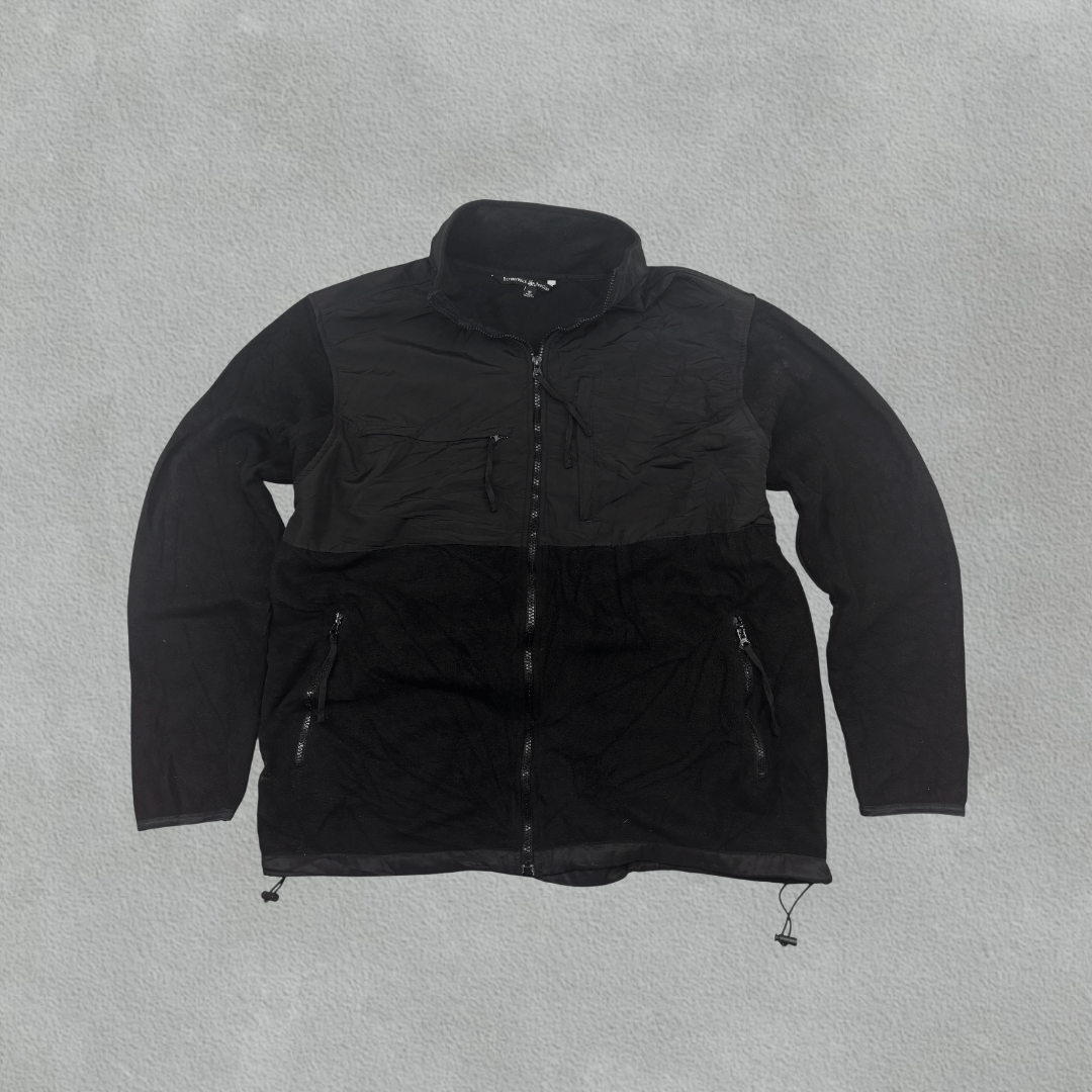 Black Polo Assassin Fleece Jacket - Men XL - Very Good - Revaleur