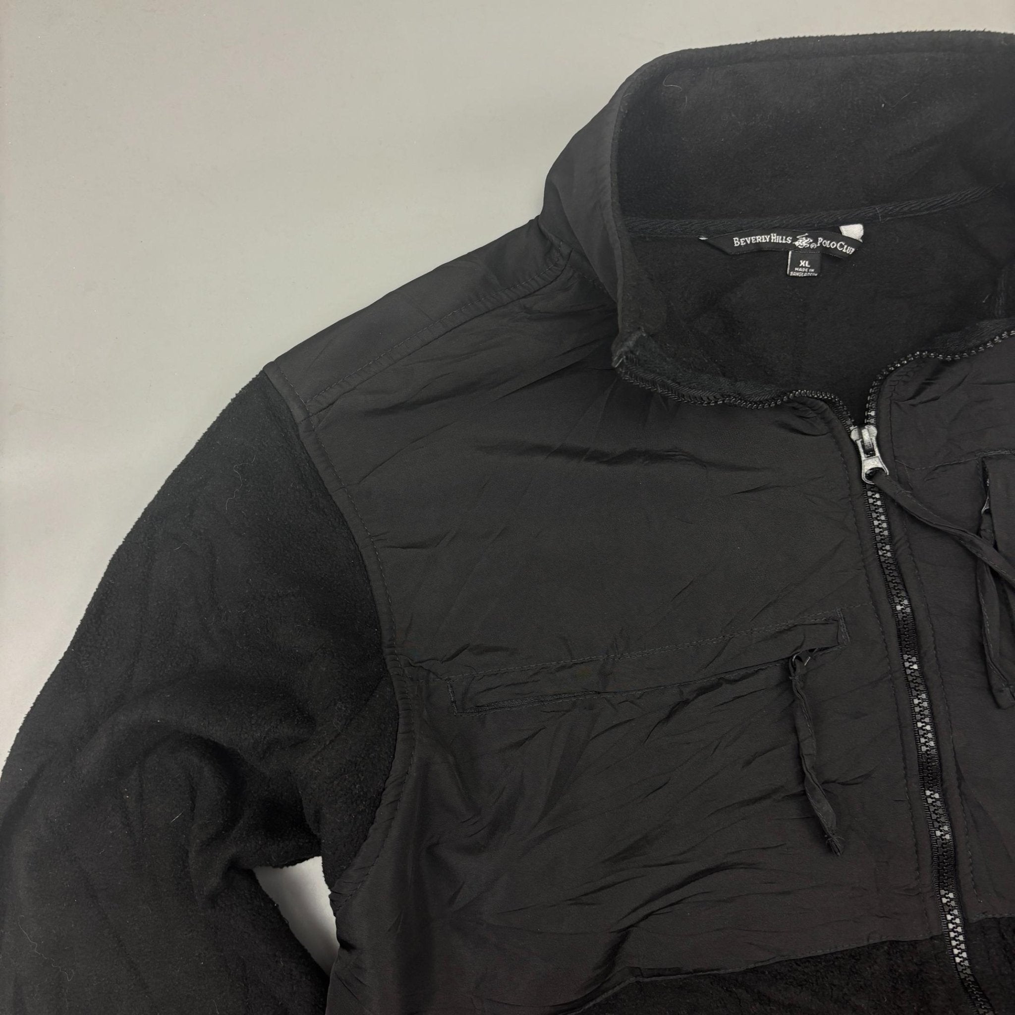 Black Polo Assassin Fleece Jacket - Men XL - Very Good - Revaleur