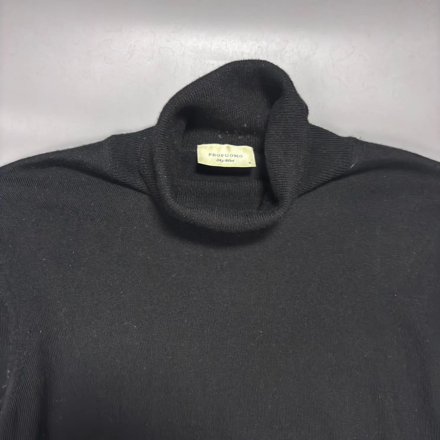 Black Profuomo Turtleneck Men - S - Excellent Condition - Revaleur