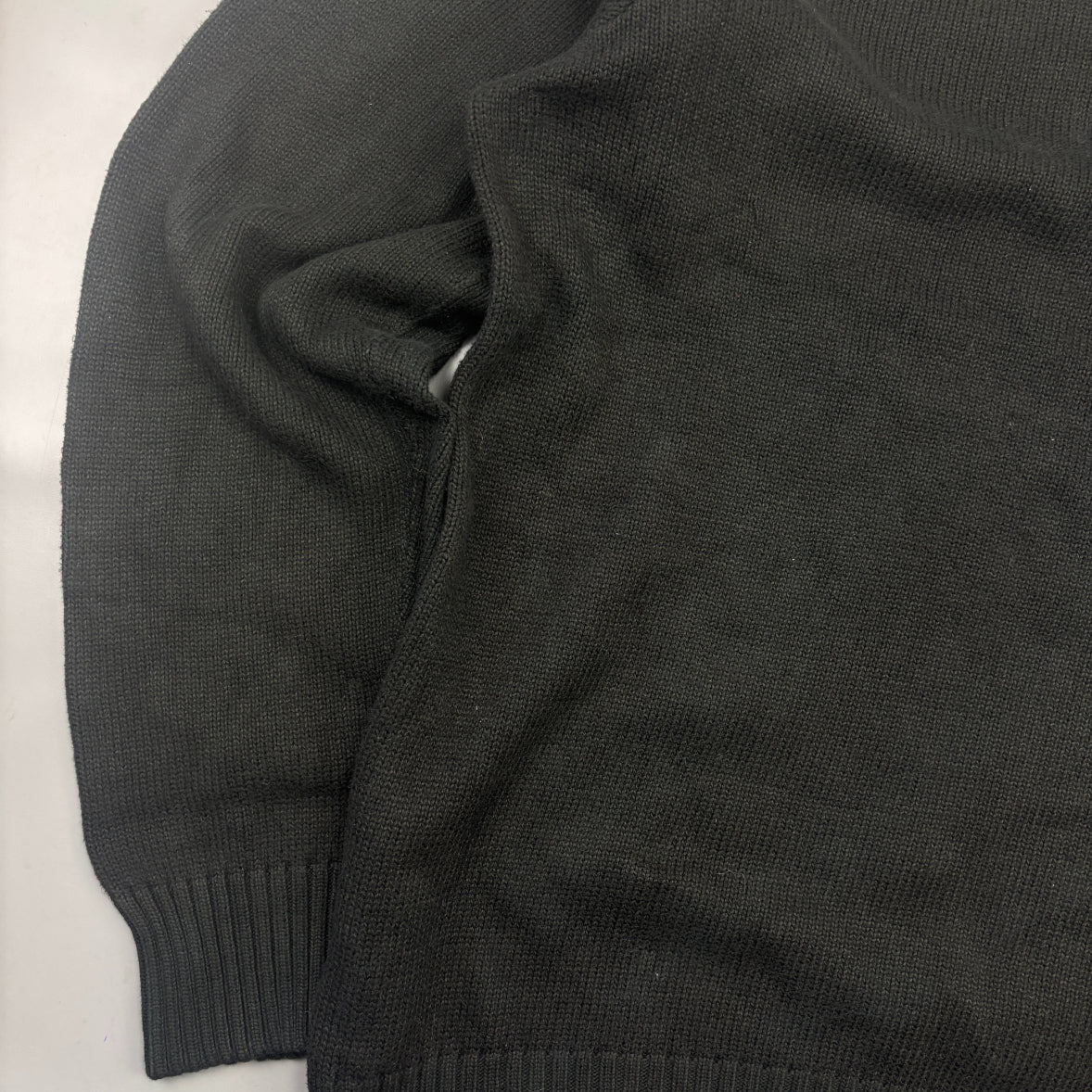 Black Ralph Lauren Buttoned Sweater - Men XXL - New - Revaleur