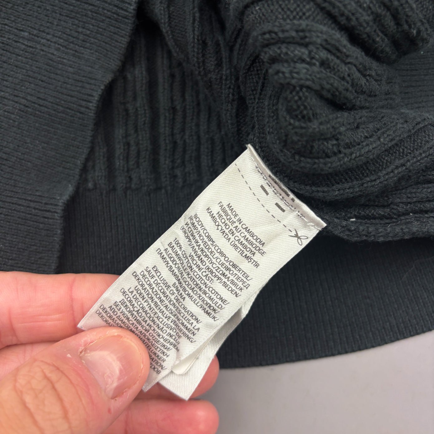 Black Ralph Lauren Cardigan - Girls XL - Very Good - Revaleur