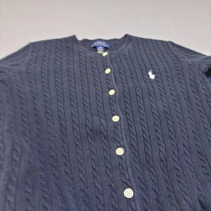 Black Ralph Lauren Cardigan - L (Kids) - New, Never Worn - Revaleur