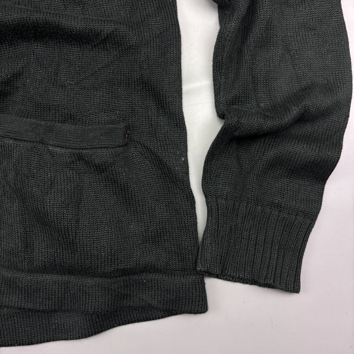 Black Ralph Lauren Cardigan - Men M - Very Good - Revaleur