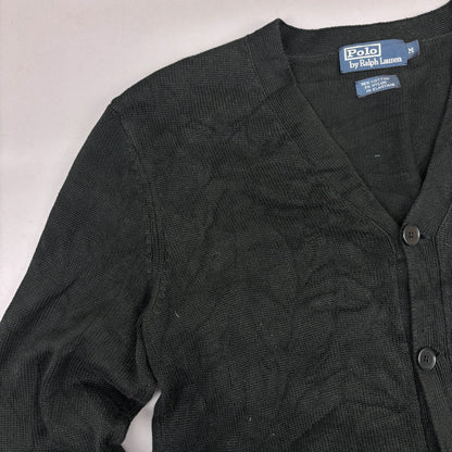 Black Ralph Lauren Cardigan - Men M - Very Good - Revaleur