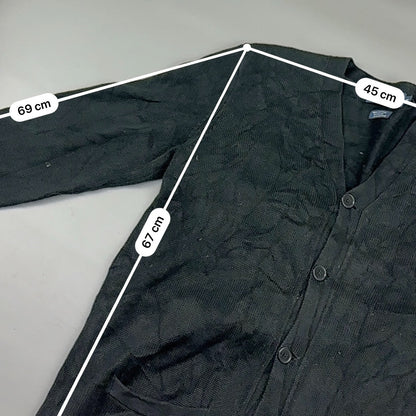 Black Ralph Lauren Cardigan - Men M - Very Good - Revaleur