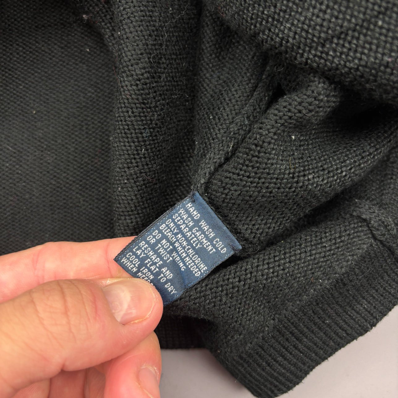 Black Ralph Lauren Cardigan - Men M - Very Good - Revaleur