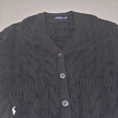 Black Ralph Lauren Cardigan Women - M - New, Never Worn - Revaleur