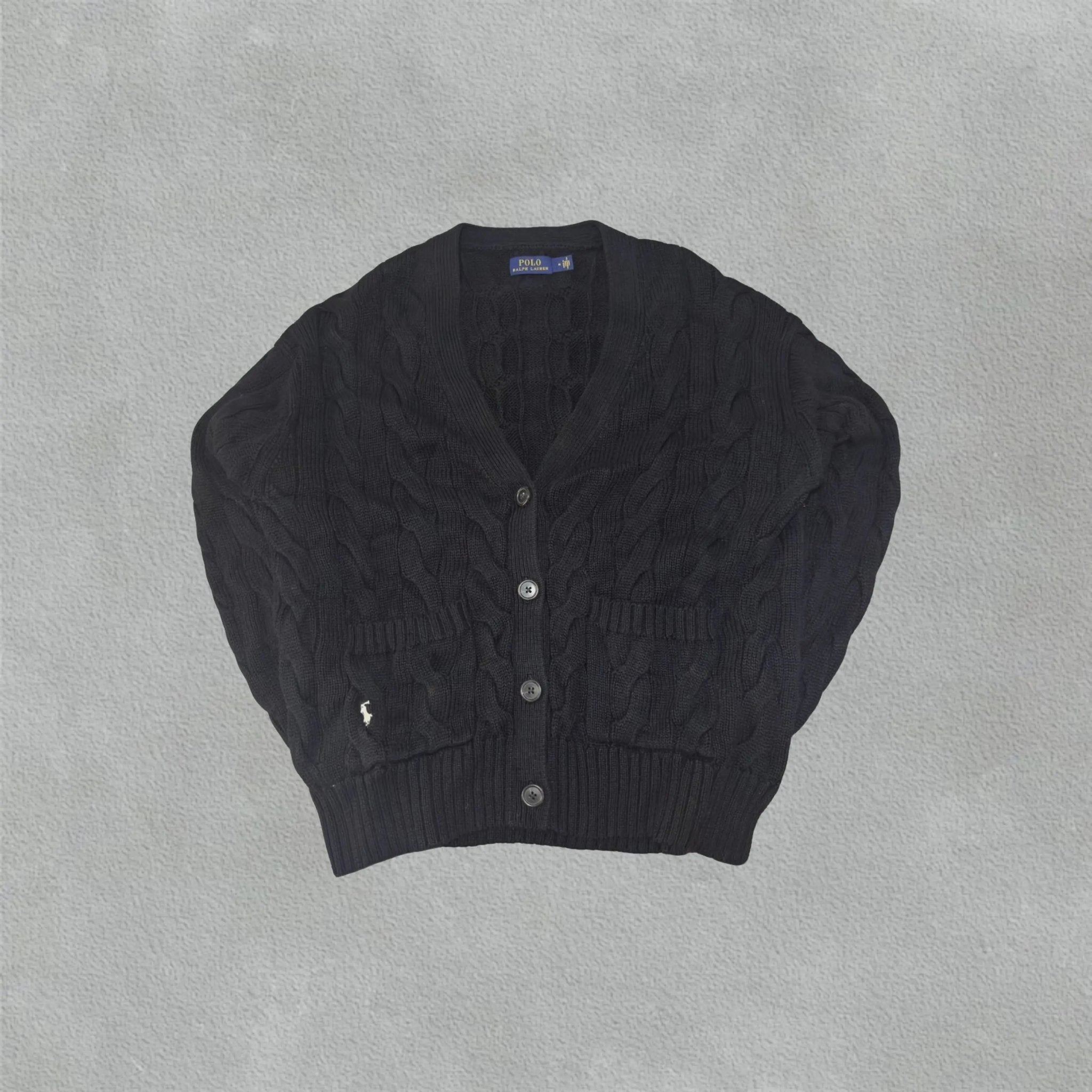 Black Ralph Lauren Cardigan Women - M - New, Never Worn - Revaleur