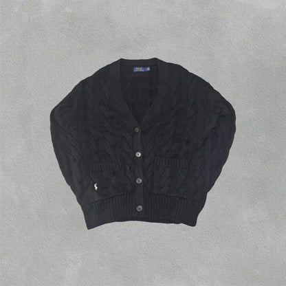 Black Ralph Lauren Cardigan Women - M - New, Never Worn - Revaleur