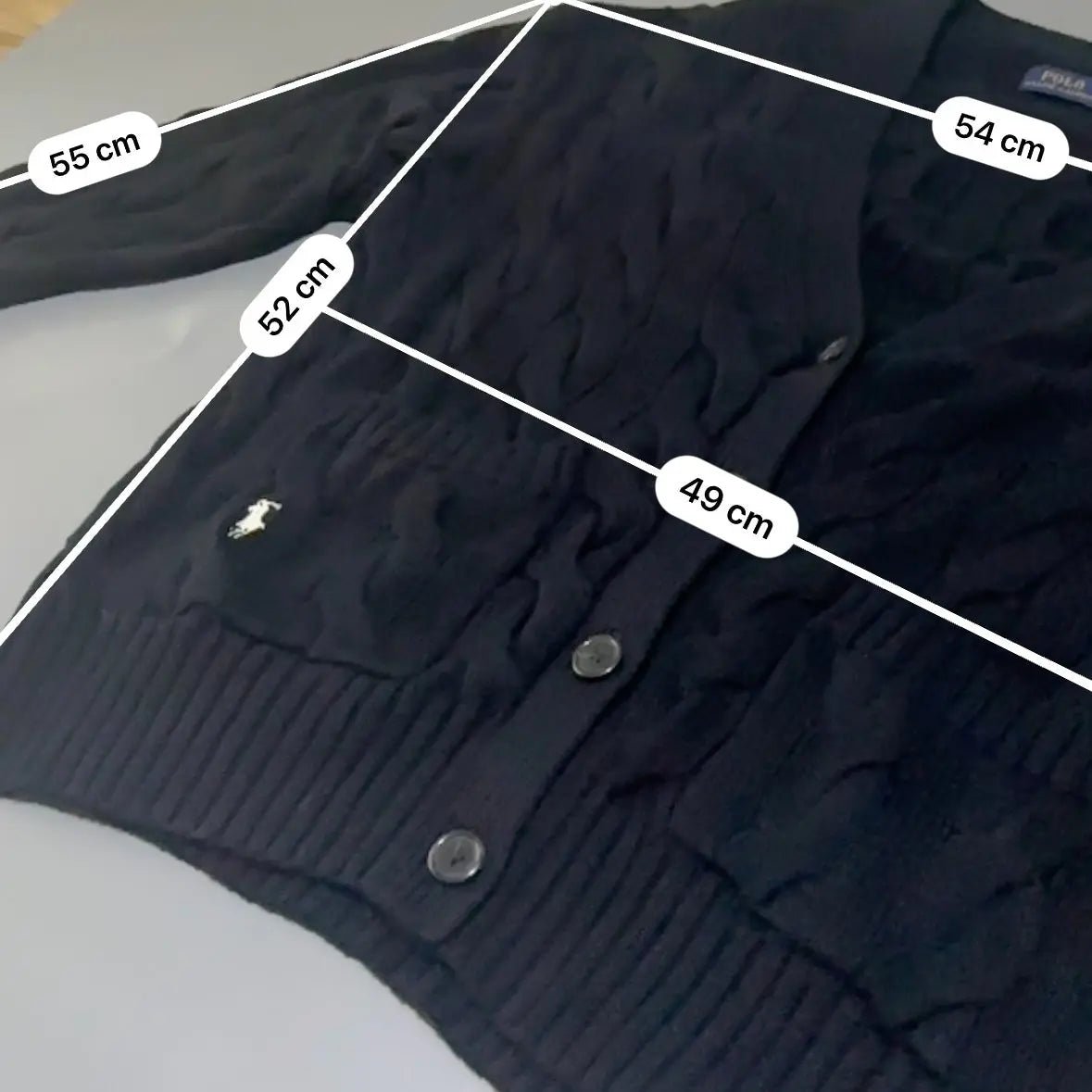 Black Ralph Lauren Cardigan Women - M - New, Never Worn - Revaleur