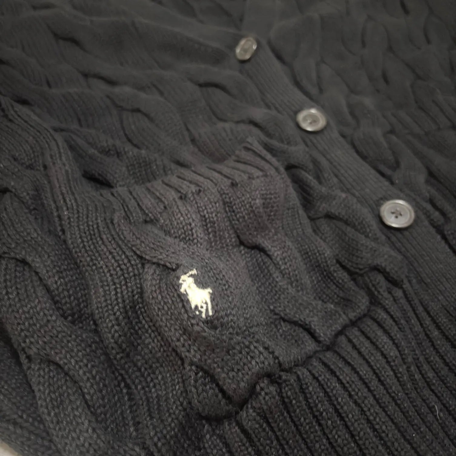 Black Ralph Lauren Cardigan Women - M - New, Never Worn - Revaleur