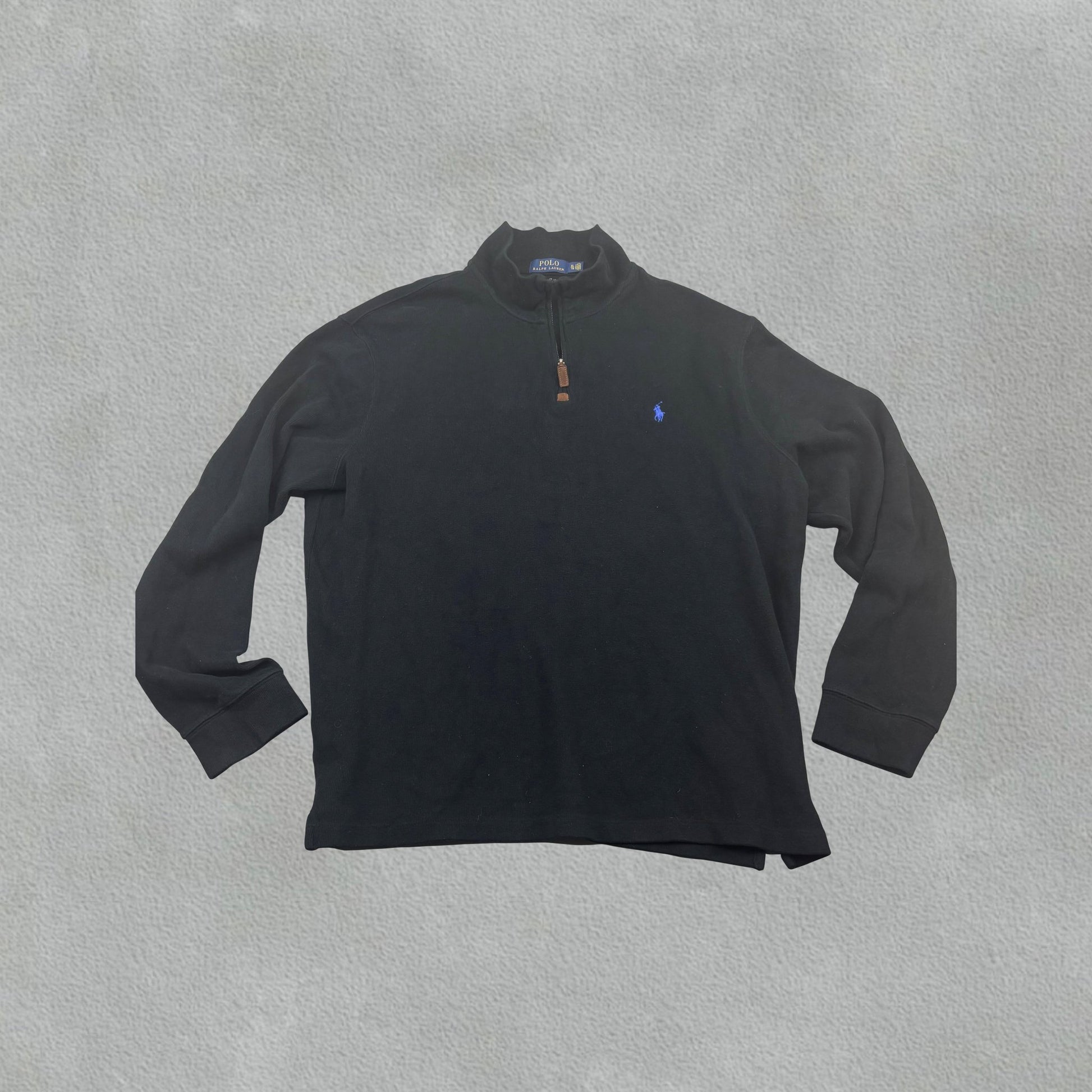 Black Ralph Lauren Half Zip - Men XL - New - Revaleur