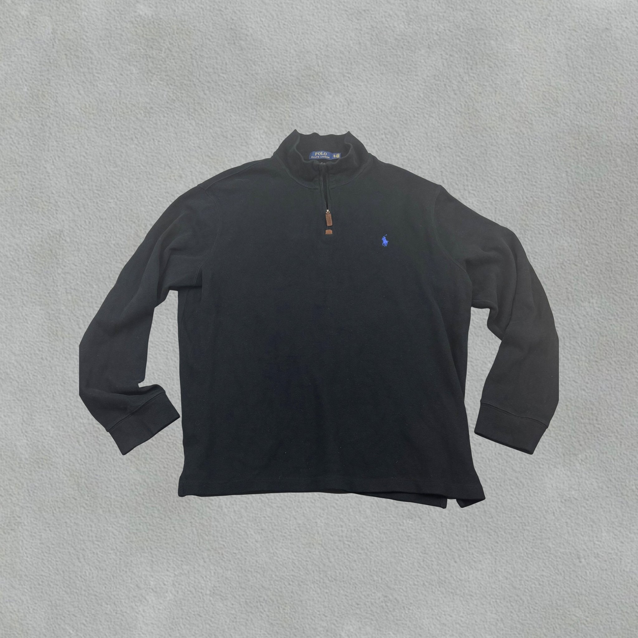 Black Ralph Lauren Half Zip - Men XL - New - Revaleur
