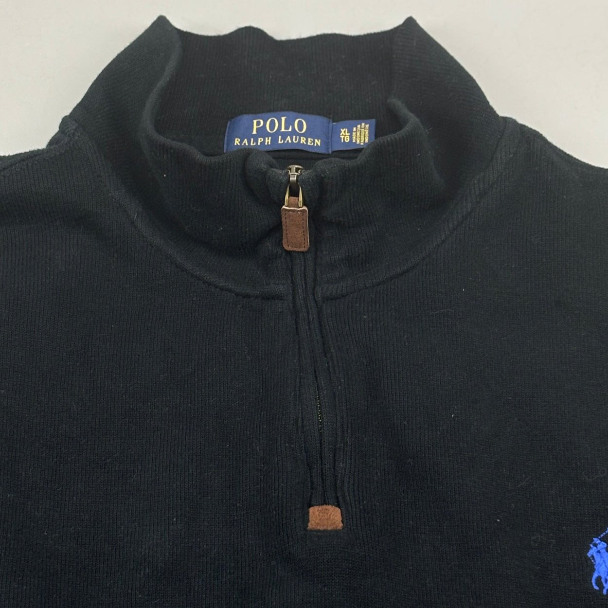 Black Ralph Lauren Half Zip - Men XL - New - Revaleur