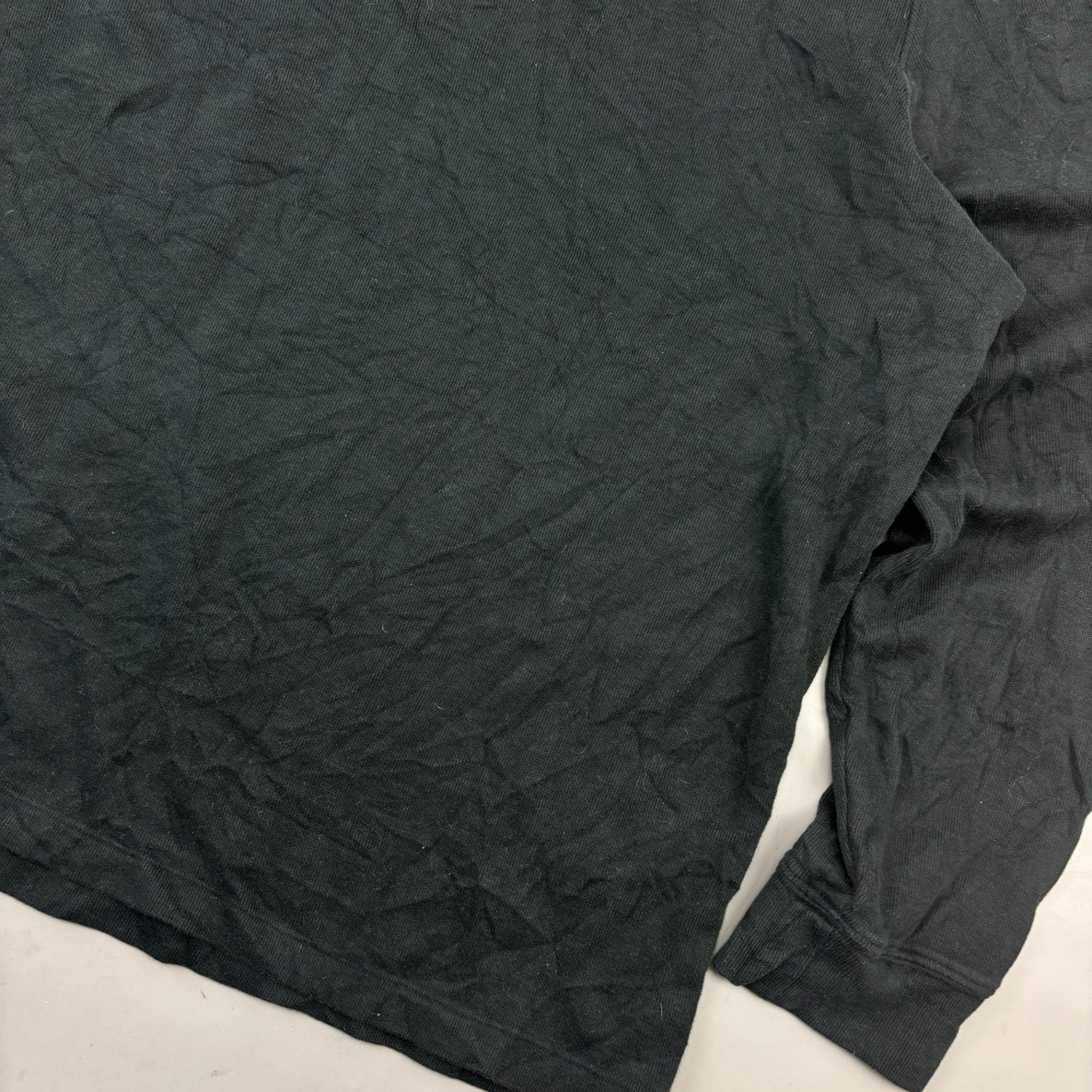 Black Ralph Lauren Half Zip - Men XL - Very Good - Revaleur