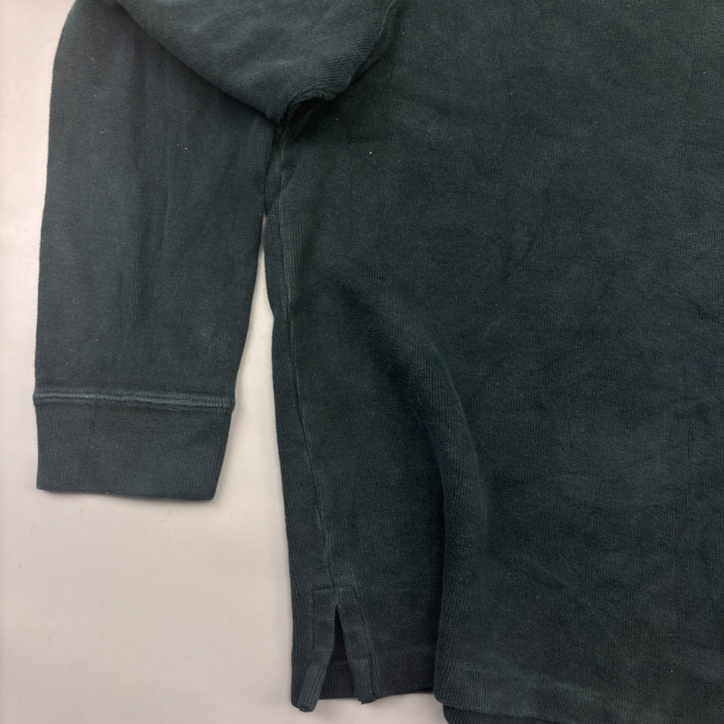 Black Ralph Lauren Half Zip - Men XL - Very Good - Revaleur