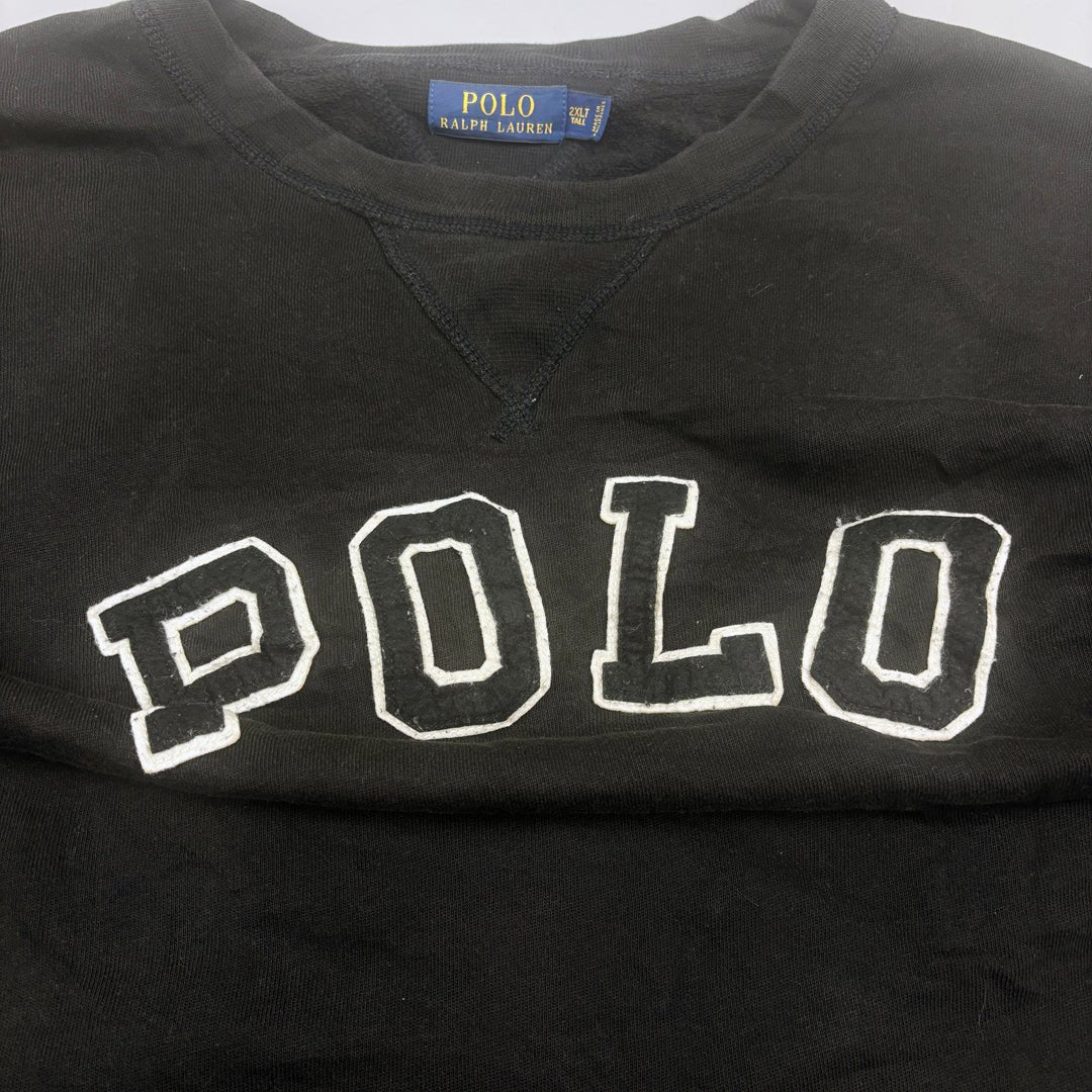 Black Ralph Lauren Jumper - Men XXL - Very Good - Revaleur