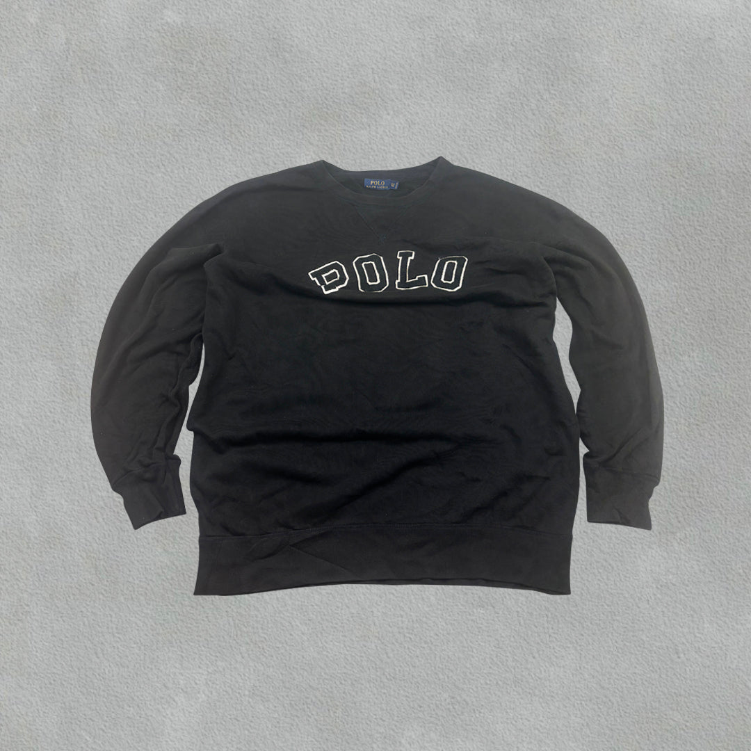 Black Ralph Lauren Jumper - Men XXL - Very Good - Revaleur