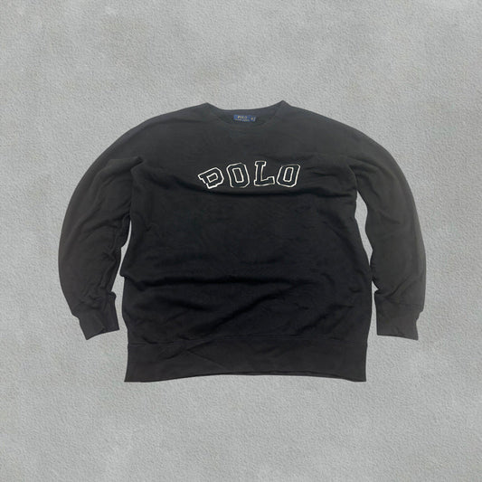 Black Ralph Lauren Jumper - Men XXL - Very Good - Revaleur