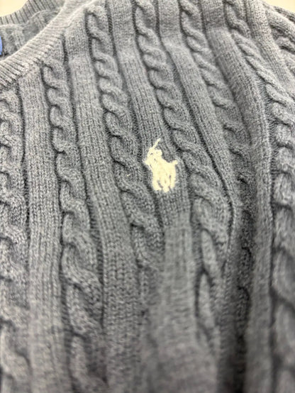 Black Ralph Lauren Knitted Cardigan - L (Kids) - Excellent Condition - Revaleur