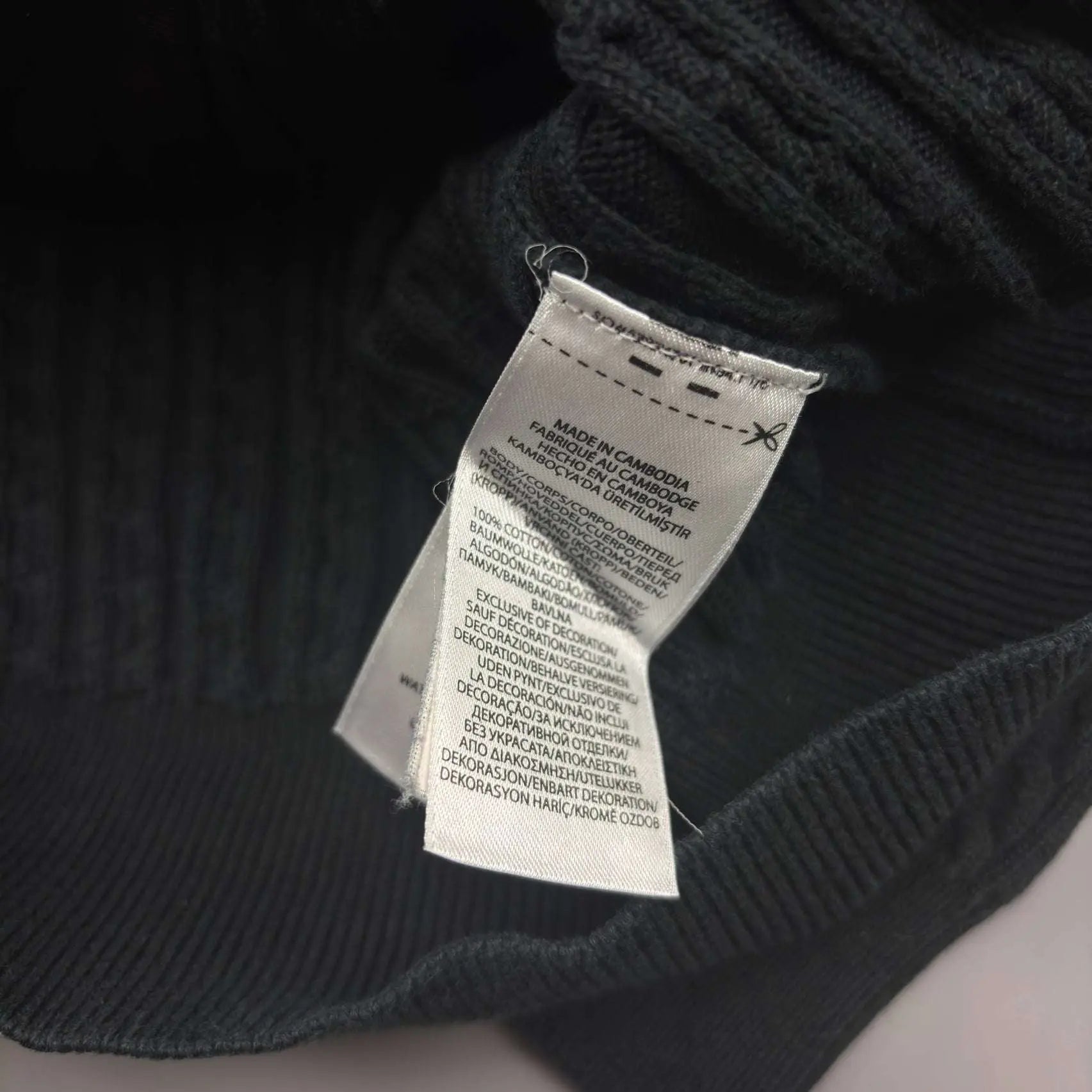 Black Ralph Lauren Knitted Cardigan - XL (Kids) - Very Good - Revaleur