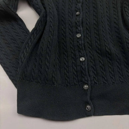 Black Ralph Lauren Knitted Cardigan - XL (Kids) - Very Good - Revaleur
