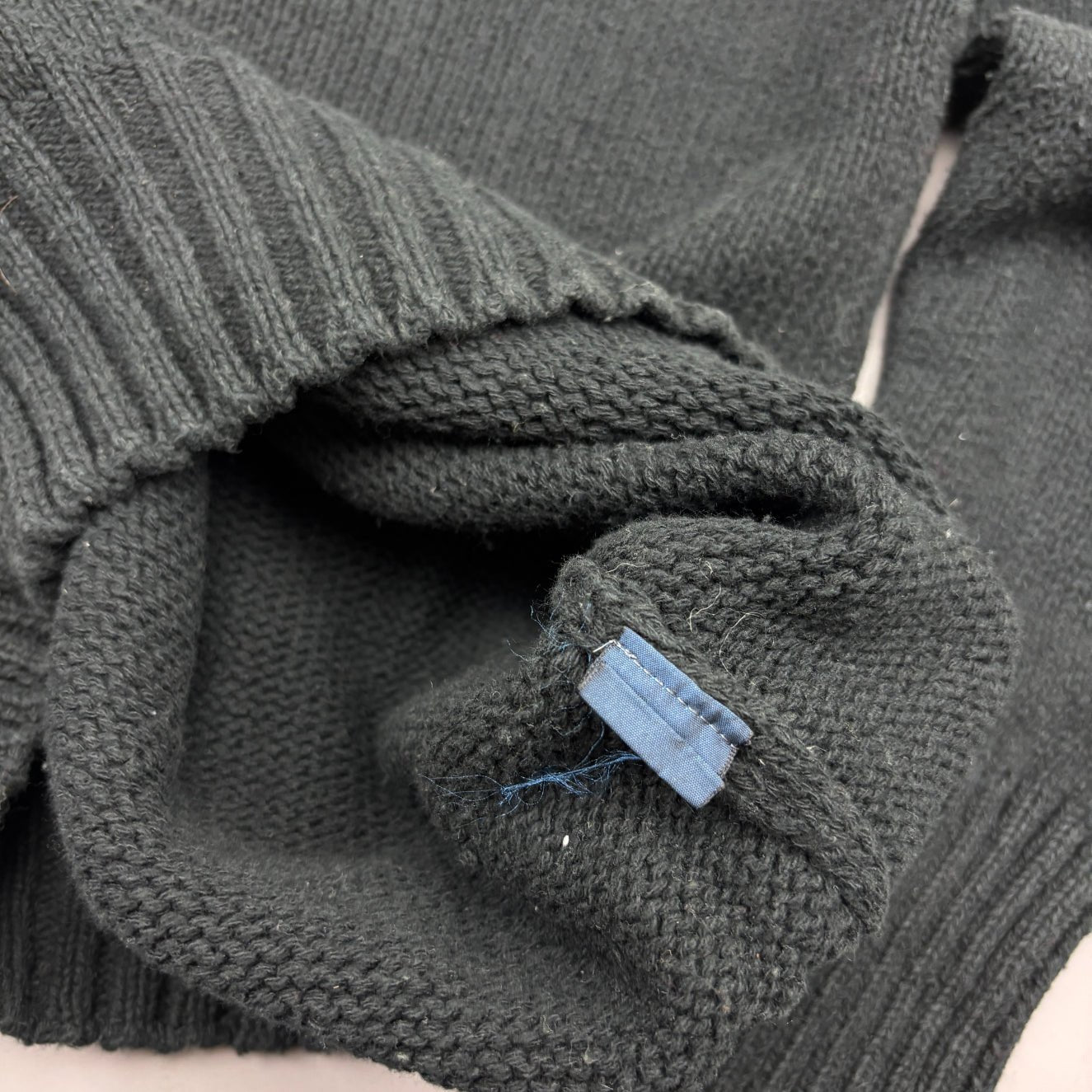 Black Ralph Lauren Knitted Sweater - Men S - Very Good - Revaleur