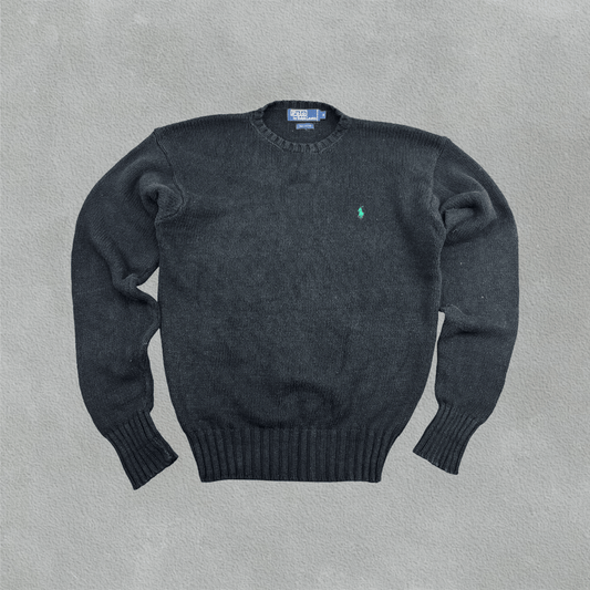 Black Ralph Lauren Knitted Sweater - Men S - Very Good - Revaleur