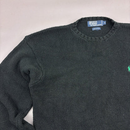 Black Ralph Lauren Knitted Sweater - Men S - Very Good - Revaleur